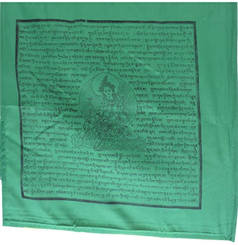 Tibetan Large Multi Color Vertical Tibetan Prayer Flags #TOP5