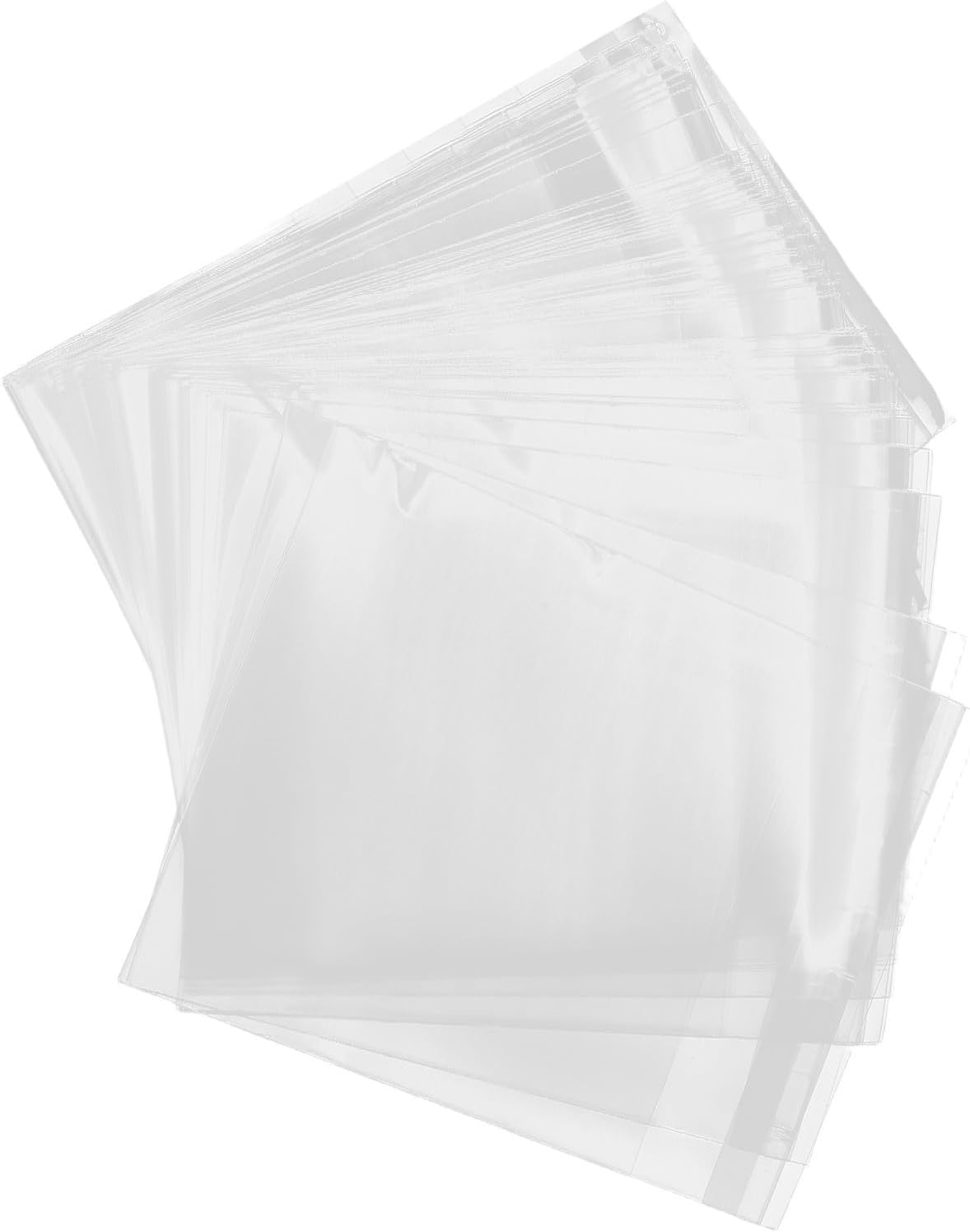 KONTONTY 200pcs Self Sealing Plastic Bags for Cookies and Snacks