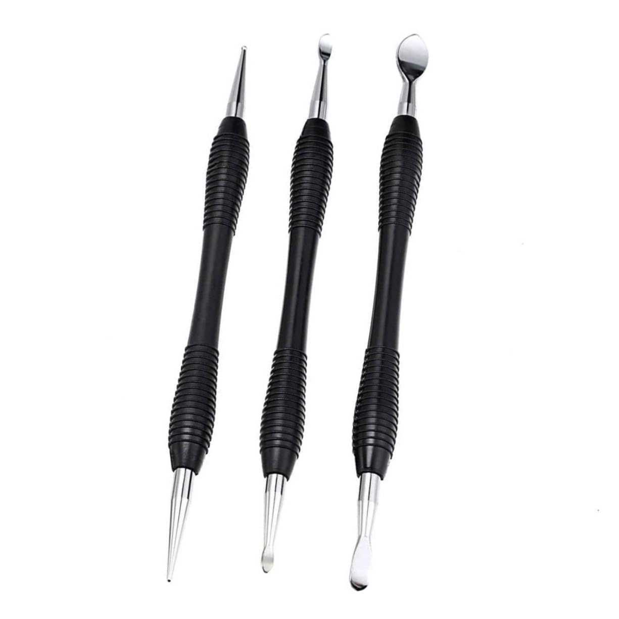 jojofuny 2 Series 2 Juegos De Herramientas Para Tallar Cuero Herramientas De Biselado Herramientas Para Esculpir Herramientas De Punzón Kit De Tallado Artesanal Herramienta 3 piezas*2