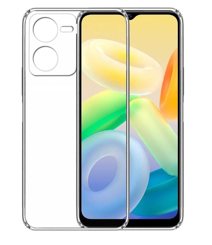 Image of Case Creation New Vivo IQOO Z9 Premium Imported 0.3mm Crystal Clear Totu Silicone Transparent Flexible Soft Corner Protection with TPU Slim Back Case Color Cover for Vivo IQOO Z9
