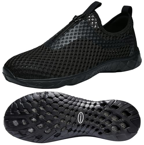 Image of Men's Quick Drying Aqua Water Shoes,3-Second Drainage & All-Terrain for Swimming,Hiking,Yoga