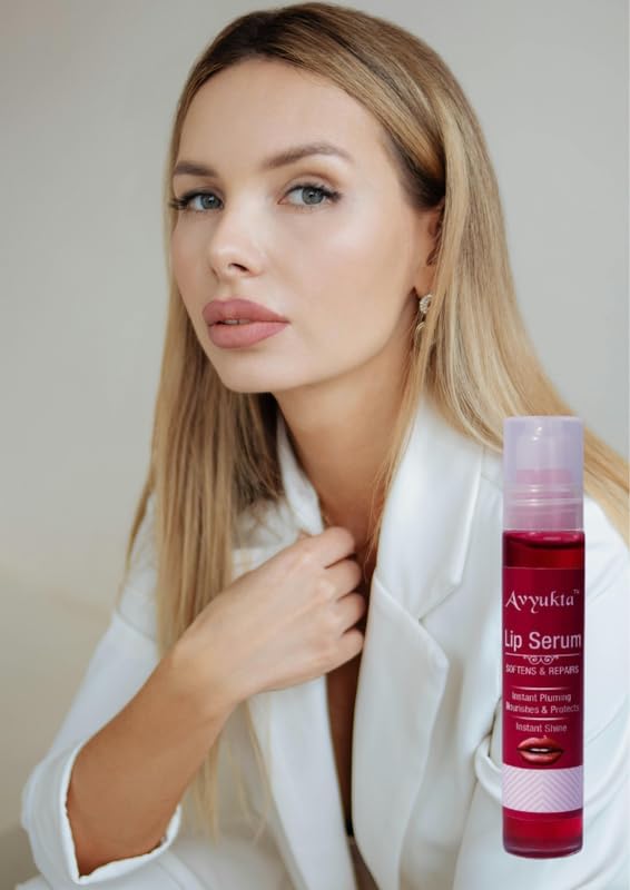 Image of Lip Serum for Soft, Hydrated & Plump Lips | Repairs Dryness, Adds Instant Shine & Nourishes Naturally | Non-Sticky Lip Care