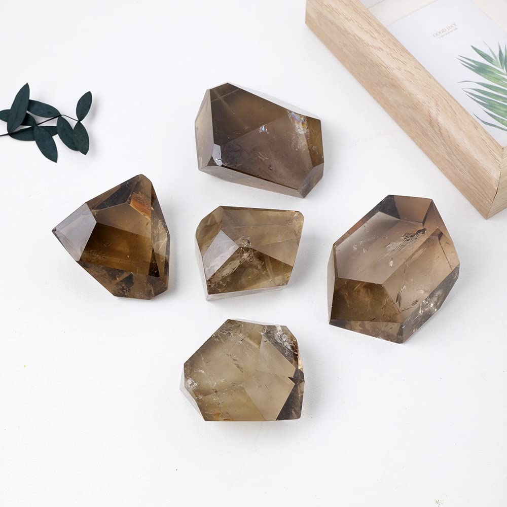 多面体　スモーキークォーツ 多面体 スモーキークォーツ 多面体 スモーキークォーツ