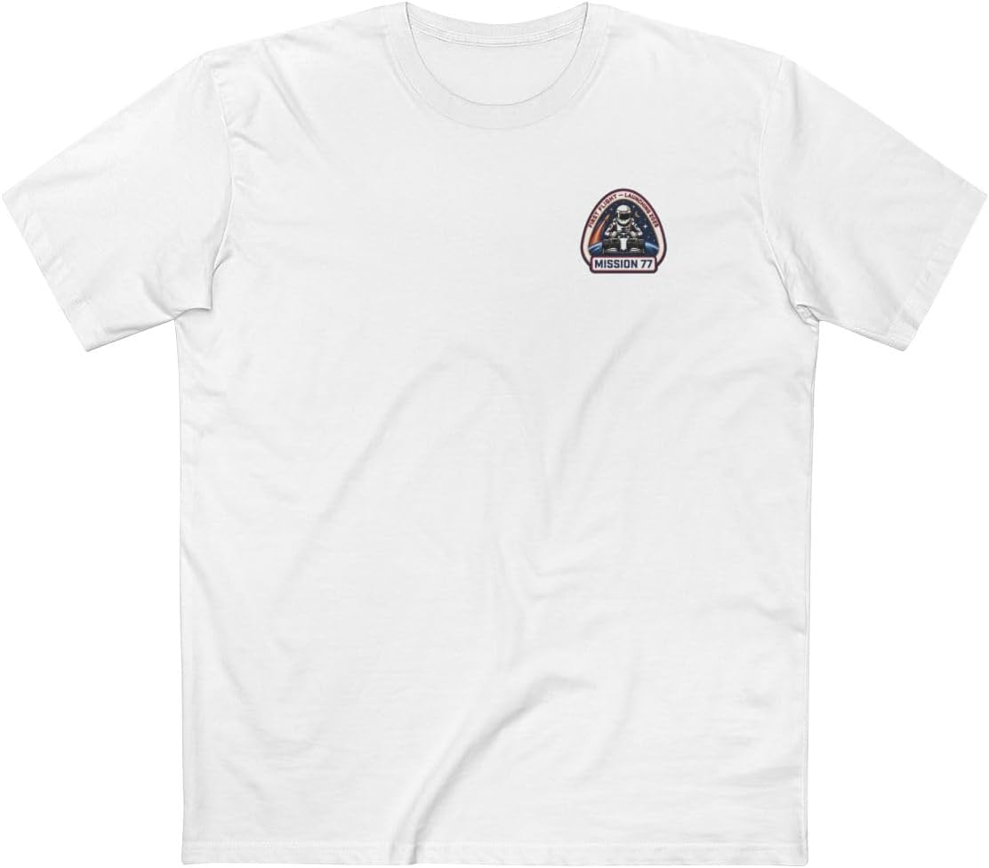Valtteri Bottas “Mission Launch” Tee – Premium Screen Printed Racing Shirt | Bold 77 Back Print