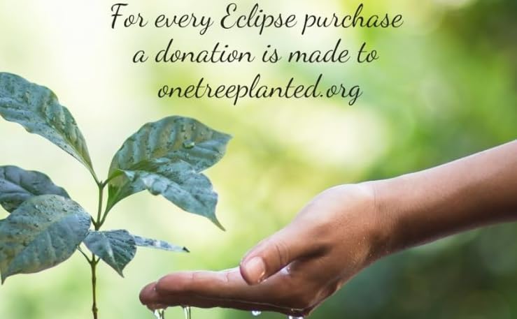 Miniatura 6 de Eclipse Botella de agua deportiva  3 tapas  Tapa con popote, tapa abatible y tapa para beber con asa  Aislamiento de acero inoxidable a prueba de