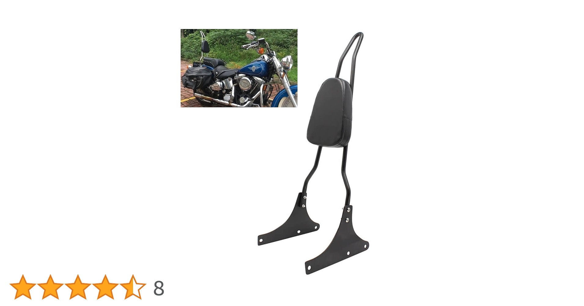 Amazon | 乗客シーシーバー トールリアバックレスト ハーレー