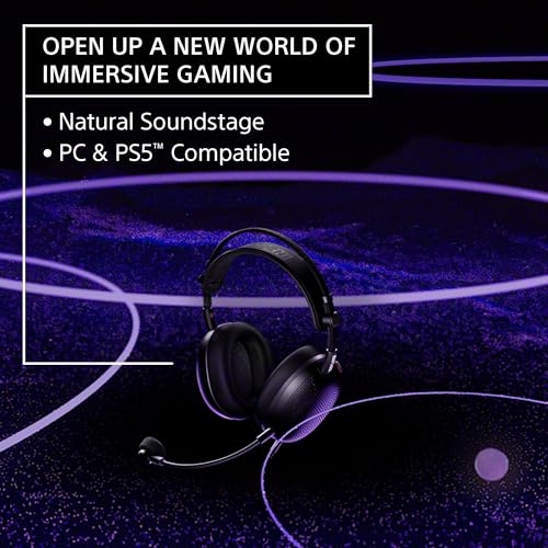Image of Sony INZONE H6 Air Open-Back Wired Gaming Headset for PC, PS5 & Mobile - Ultra‑Lightweight Over‑Ear Headphones, Detachable High-Fidelity Mic, 360 Spatial Sound, USB‑C Audio Box, Black | Open-Back 40mm Drivers, USB-C Audio Box with 360 Spatial Sound, Detachable Cardioid Mic, ~199g Lightweight