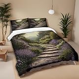 【PRAKTISCHER DETAILS】Praktischer Reißverschluss & Eckbänder kein Verrutschen mehr Dank verdecktem Reißverschluss leicht zu wechseln. 4 Eckbänder sorgen für festen Halt der Bettdecke – für ruhige Nächte ohne Verrutschen.