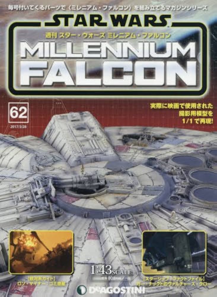 Amazon.co.jp: ミレニアム・ファルコン 62号 [分冊百科] (パーツ