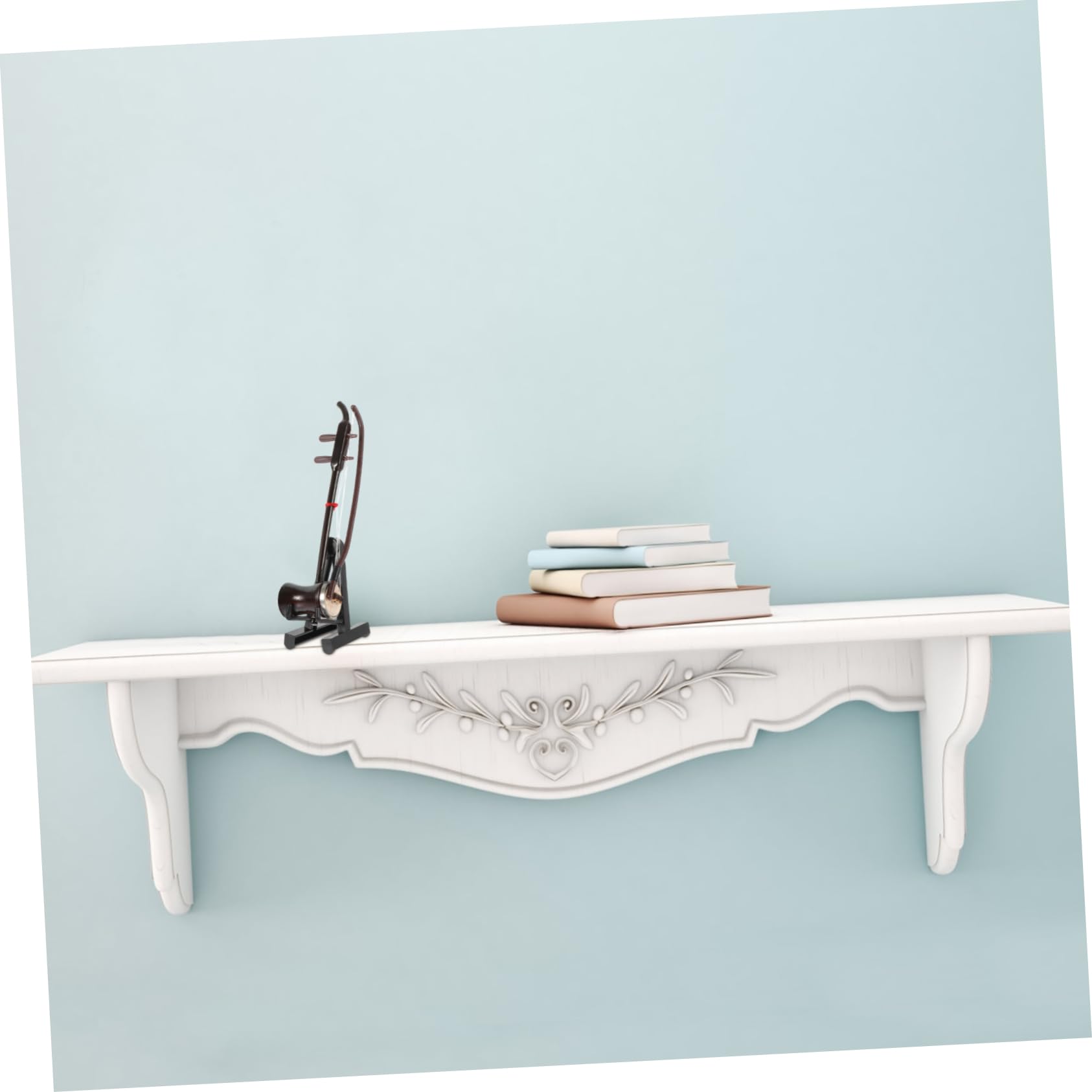 Garneck Figura de Erhu Miniatura de Madera, Adorno Realista y Elegante para Embellecimiento del Hogar, Juego de 1 Set Adecuado para Colección