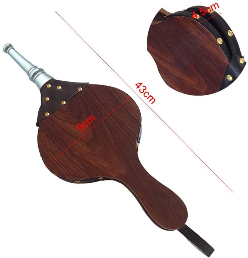 Soffietti da camino, Soffietto accendino, ventola grill, attrezzo esterno, camino, manuale, camino a legna(Brown)