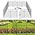 Okaygardn Garden Fencing 36 Inch High with Gate, 14 Panels Garden Fence Total 30.6 Ft(L),No Dig Animal Barrier, Rustproof Metal Wire Garden Fences and Borders for Dogs, Rabbits, Flower Bed Fencing