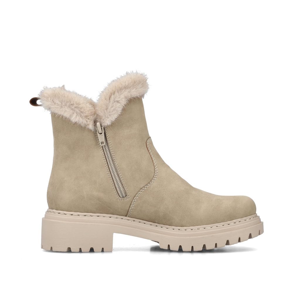 Rieker Damen Plateaustiefeletten 72682, Frauen Stiefeletten