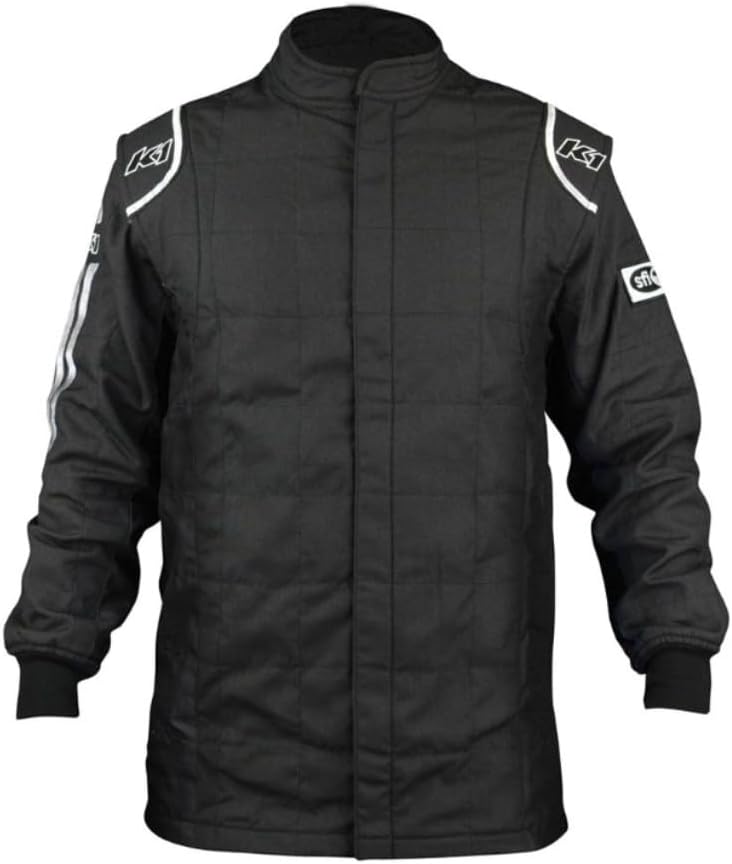 K1 Race Gear K1 Sportsman Adult Nomex® Fire Jacket - SFI 3.2A/5 - Black, Red - XL 60