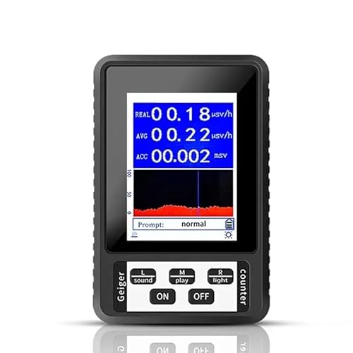 ポータブルガイガーカウンター、放射線検出器、個人線量計、大理石検査装置、X線放射線線量計(Green)