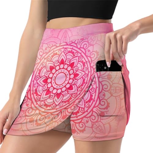 Jupe short de golf avec poche pour femme performante en running et tennis