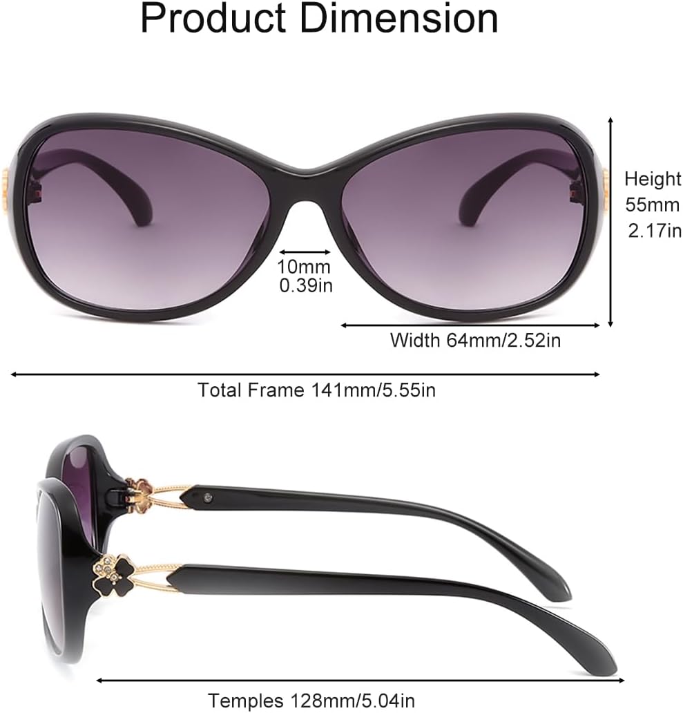 Trendy Large Women Sunglasses Classy Flower Unique Rhinestones Designer Retro Tinted Female Sunglasses image 5