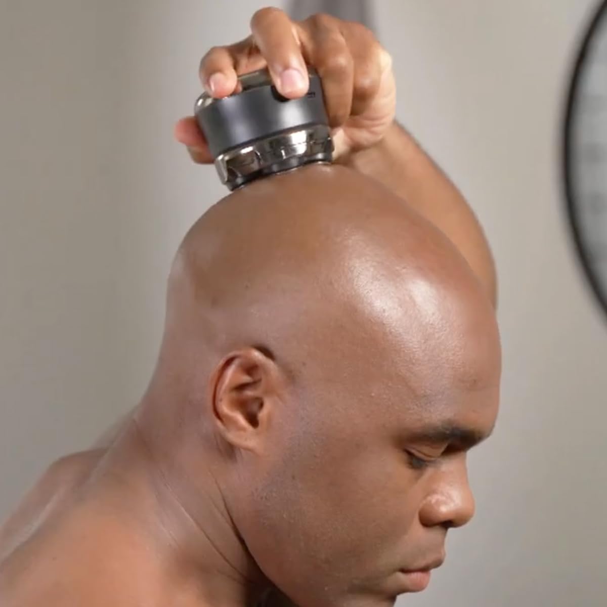 JML Maxilisse Head Shaver for Men - Maquinilla de afeitar eléctrica con 5 cabezales flotantes | Afeitadora de cabeza recargable inalámbrica con agarre ergonómico y cómodo, afeitado suave ultra cercano, diseño ligero