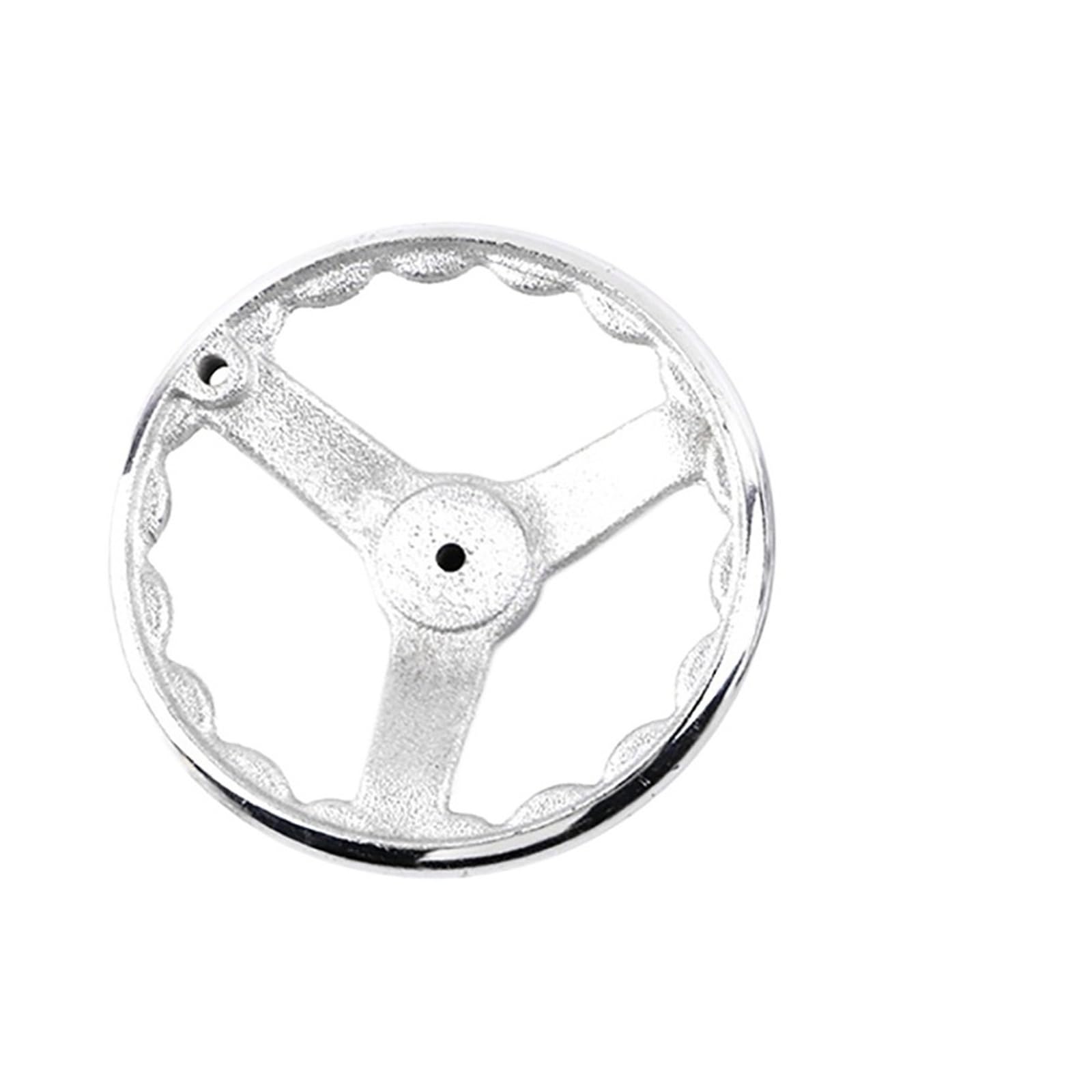 Wudcw 8 Inch 1Pc Spoke Handwheel Round Cast Iron Hand Wheel For Lathe Grinder Machine(8 Inch)