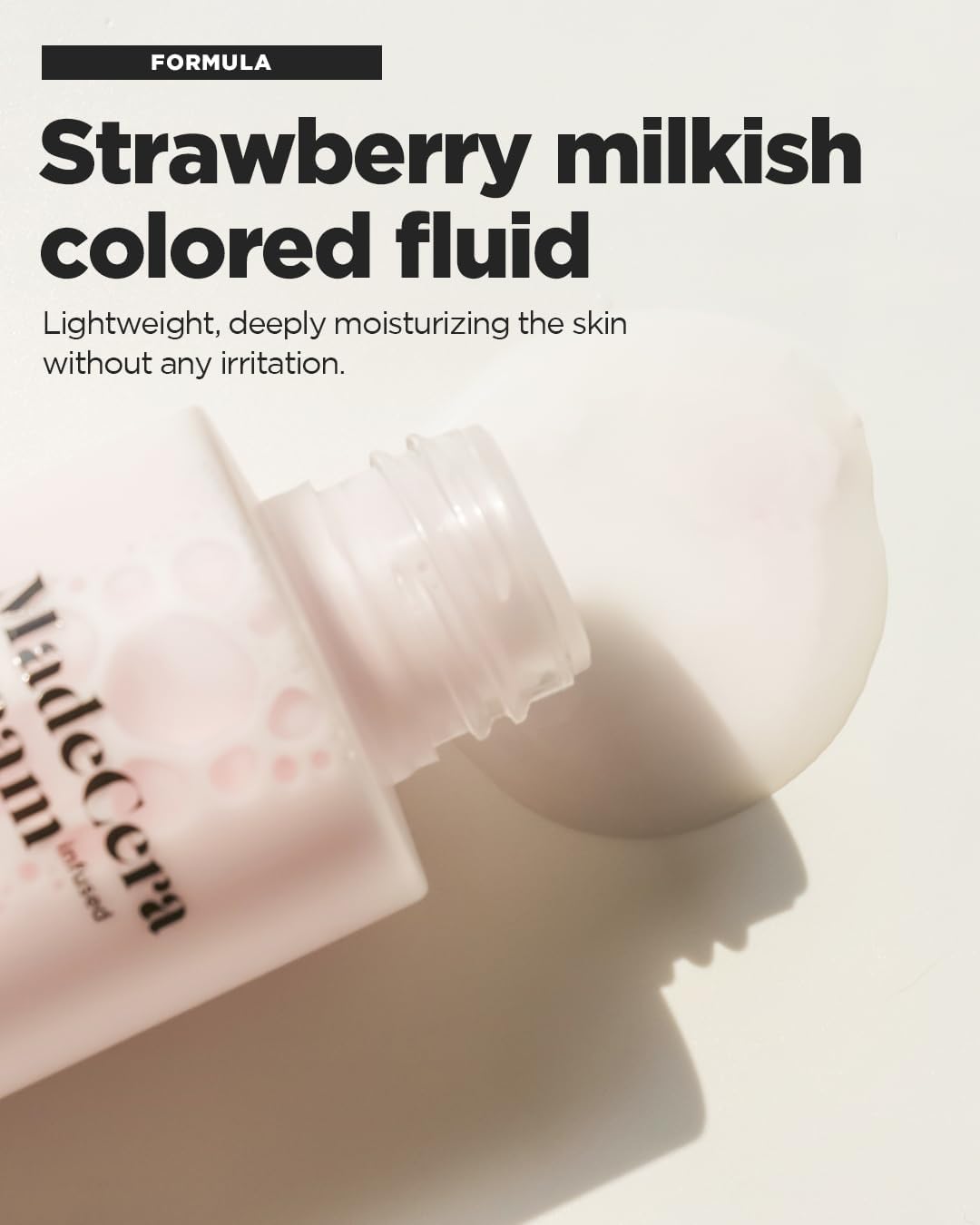 SKINRxLAB MadeCera Cream Double Essence Korean Toner 150ml (5.07fl.oz.) - Hydrating and Soothing with Milk Protein, Ceramide, Beta-Glucan - Moisturizing Strawberry Milky Toner for Irritated Skin - Image 6