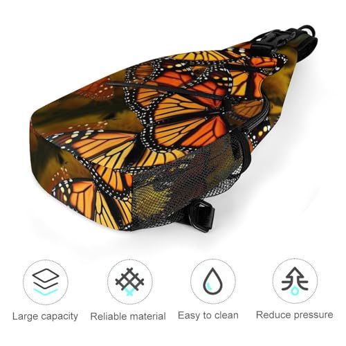 Mochila tipo bandolera blanca para senderismo y uso casual miniatura 5