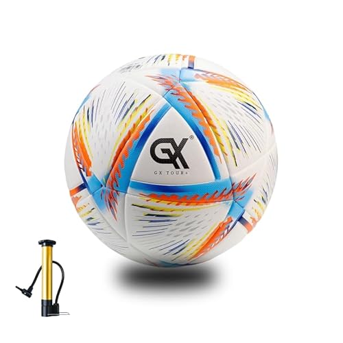 GX TOUR+ Size 5 Eco Leather Soccer Ball World Cup Quality