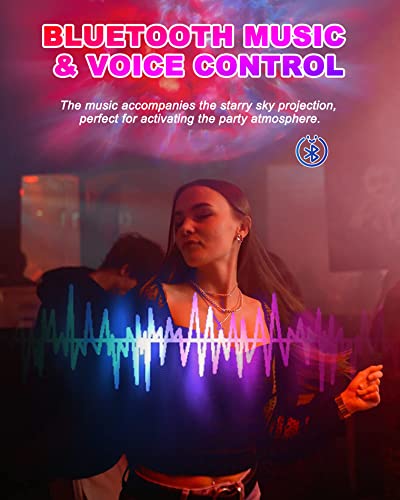 Vieykea Astronaut Galaxy Projector Night Light With Music Player, Remote Control & Timer, Bluetooth Connection, Nebula Starry Sky Moon Projector, Perfect For Kids Bedroom Gaming Party Gifts #TOP2