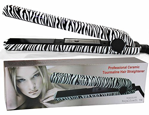 RoyalCraft TM Luxury Zebra Flat Iron