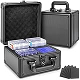 TucgoElite Caja de Almacenamiento para Tarjetas Deportivas Calificadas - Compatible con las Láminas PSA/GMA/CSG/SGC/HGA, Estuche para Portatarjetas Top Loader para Tarjetas de Béisbol y Fútbol