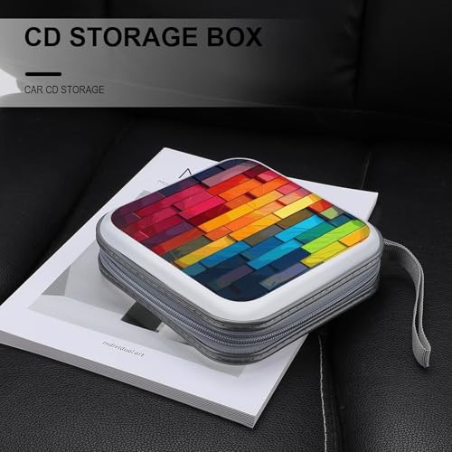 Boîtier CD rigide avec fermeture zippée pour stocker 40 DVD en sécurité - 3