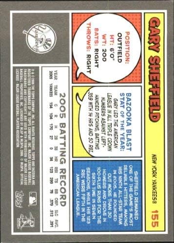Miniatura 2 de 2006 Bazooka #155 Gary Sheffield MLB Baseball Trading Card