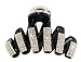 JCPeniel Womens Large Fancy Good Quality Rhinestones Claw Clip Jaw Clips For Thick Hair,One size,Black