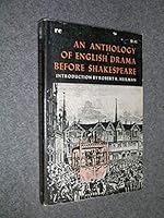 An Anthology of English Drama Before Shakespeare (Rinehart Editions,) 0030086256 Book Cover