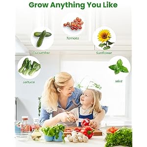 inbloom Grow Anything Seed Pod Kit for AeroGarden Ahopegarden GARDENCUBE iDoo MUFGA Hydroponic Growing System 68 Pcs Indoor Garden Supply with 30 Grow Sponges 12 Baskets 12 Domes and 12 Labels