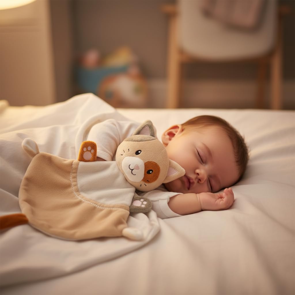 Les Charly Le Chat 30 cm - Doudou Brodé Prénom - Cadeau Naissance Bébé