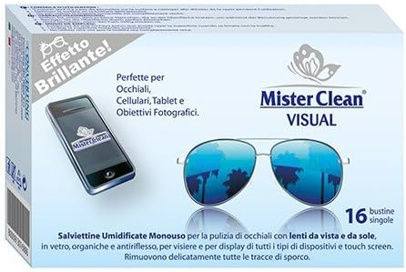 salviette per occhiali