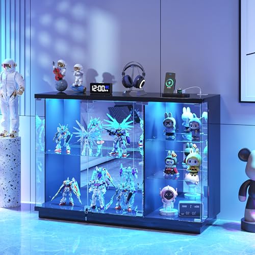 Lvifur Glass Display Cabinet with Lock