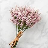 Factory Direct Craft Hues of Pink Artificial Heather Floral Bundle for Indoor Decor and Designing