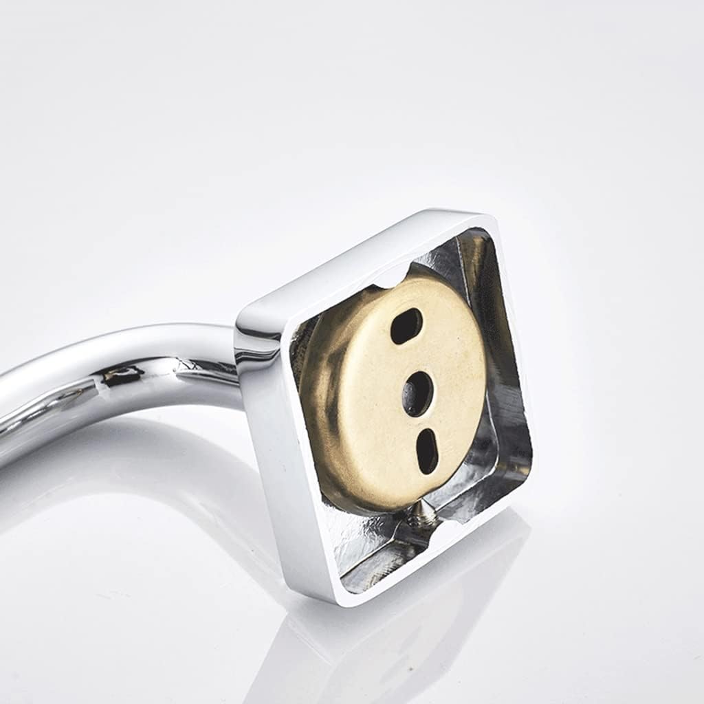 LSLYTQ Nordic Towel Ring, Towel Rack, All Copper Bathroom Towel Holder, Toilet Perforated Towel Hanger