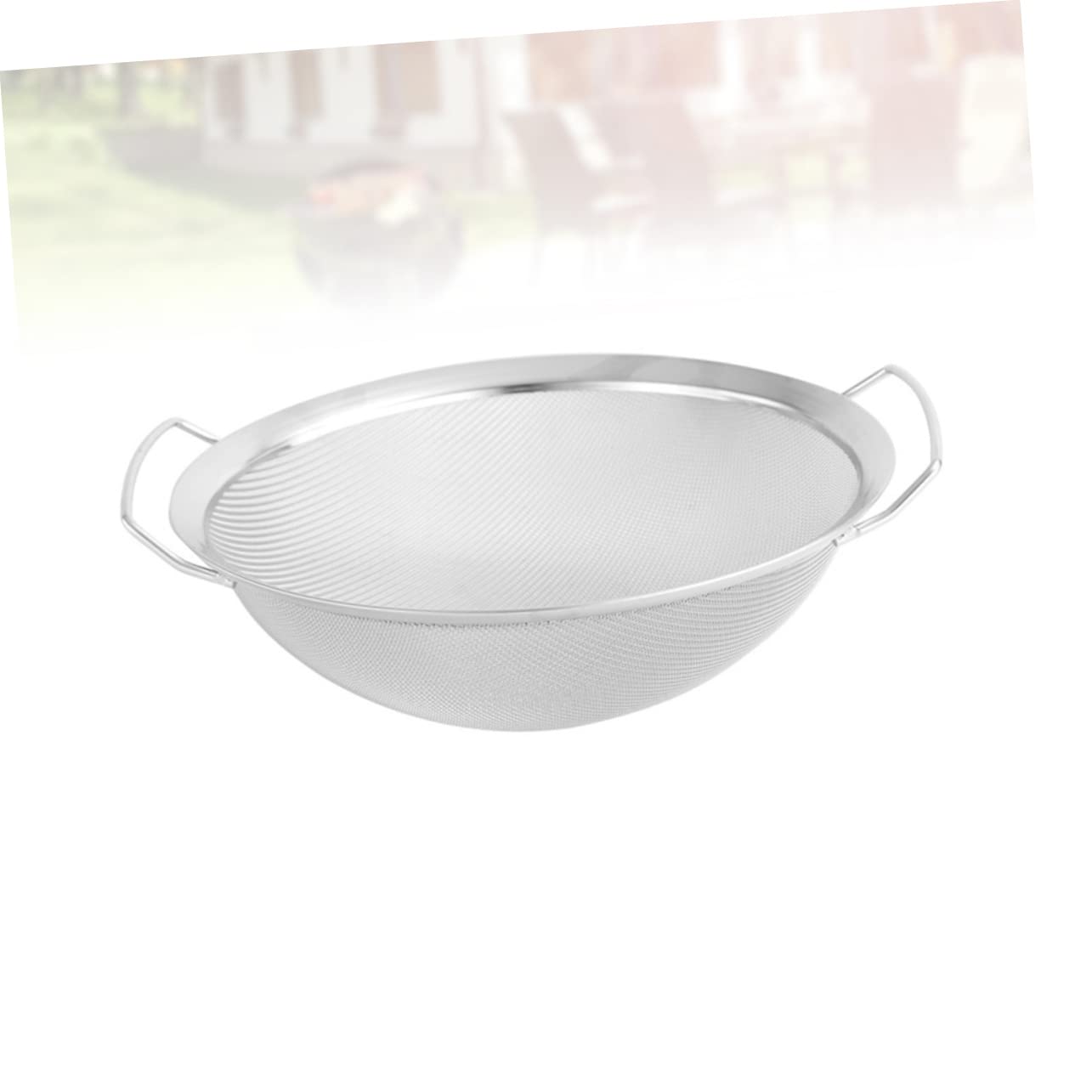 BESTonZON 1 Pc Colador Fino Cuenco Colador Cuenco para Lavar Arroz Colador Metalico Tazón De Lavado De Verduras Cuenco para Lavar Ensaladas Canasta Colador Acero Inoxidable Linea Metalica
