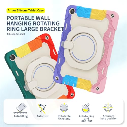 Funda MatePad T 10 para evitar caídas infantiles con soporte de anillo ajustable 2