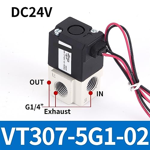 Électrovanne pneumatique VT307 action directe vanne vide deux voies 5G1-02
