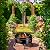 Leonyo 30 Inch Fire Pit, Wood Burning Fire Pits for Outside with Lid & Poker Accessories Kit, 2 in 1 Round Outdoor FirePit with Spark Screen for Outside, Patio, Backyard, Picnic, Party