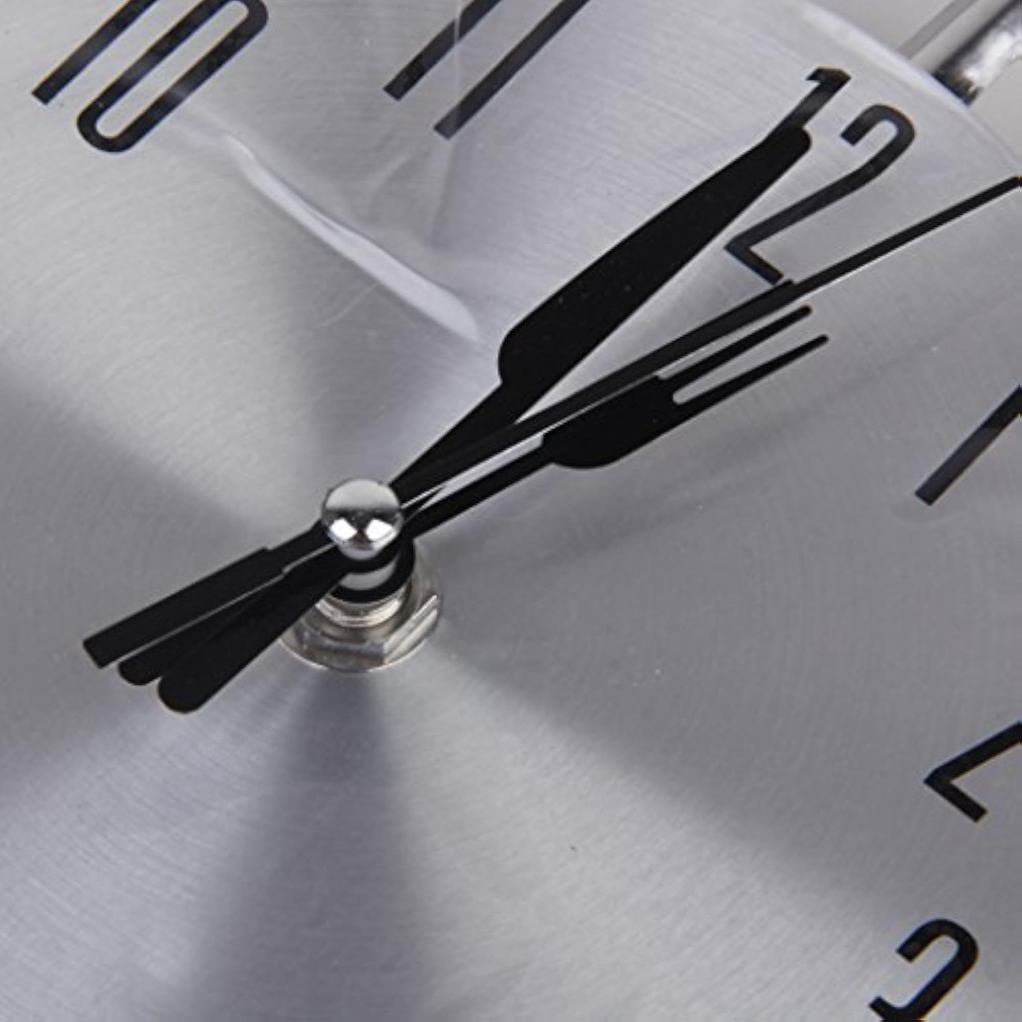 Unique Aluminum Spoon Fork Clock for Kitchen Wall