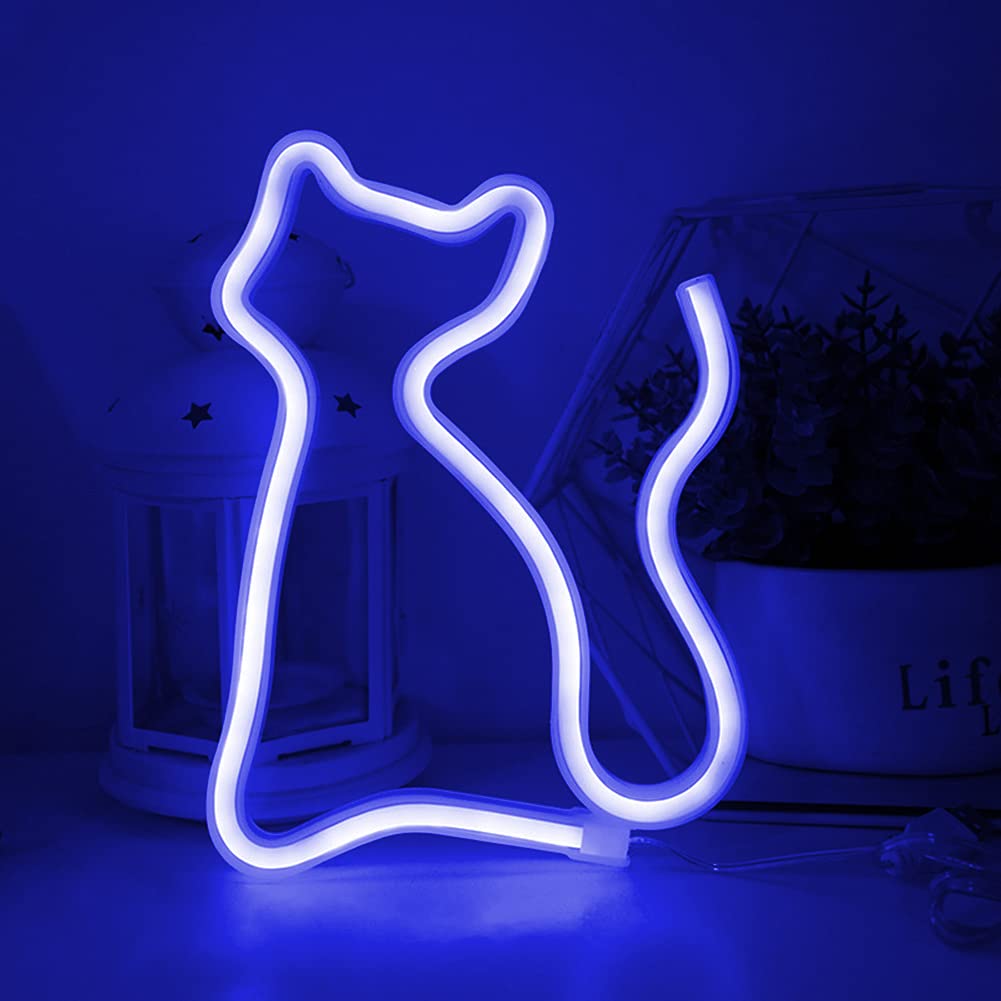 Colording Star Neon Signs,LED Neon Light Wall Light,Battery/USB Powered Neon Signs for Wall Decor,Bedroom,Kids Room,Living Room,Bar,Party,Christmas,Wedding-Blue Star — view 30