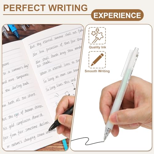 Bolígrafos Gel 0.5mm Pack 24 Tinta Negra Retráctiles miniatura 4