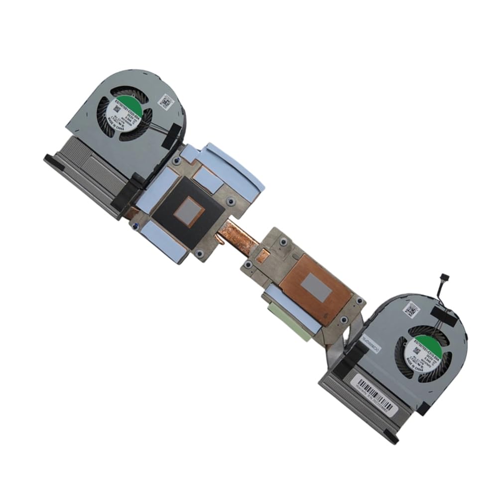 FRUPART New for DELL Precision 7550 FDX50-PQ 03XNJY 3XNJY AT2V7005ZAL Laptop Heatsink&Fan