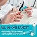 LotFancy Lancets for Diabetes Testing, 30 Gauge, 100 Count Safety Lancet, 1.8mm Depth, All in One Sterile Lancets for Diabetic Blood Glucose Testing, Disposable, Lancing Device Not Required