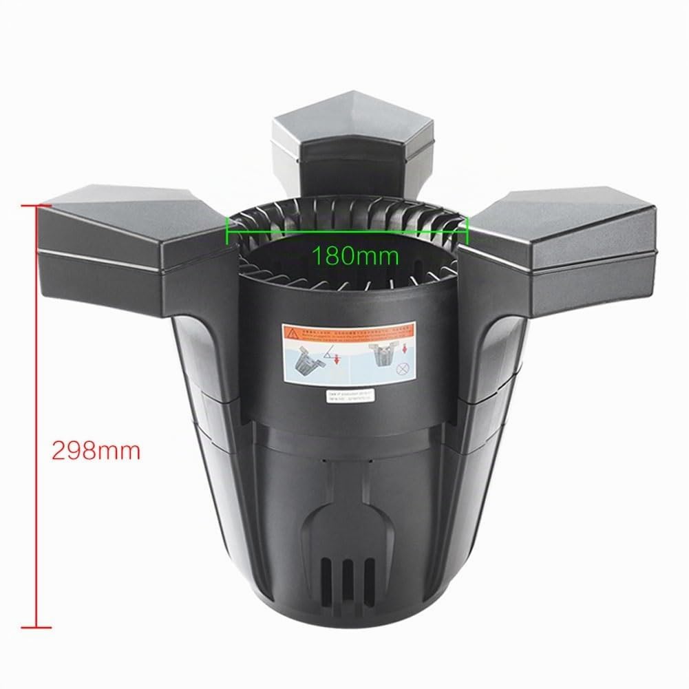 Limpiador automático de Piscinas, Skimmer Flotante para estanques, Robot Skimmer para Piscinas, Extractor de Superficie de Piscina, Skimmer y clarificador, Skimmer Flotante de succión para Estanque