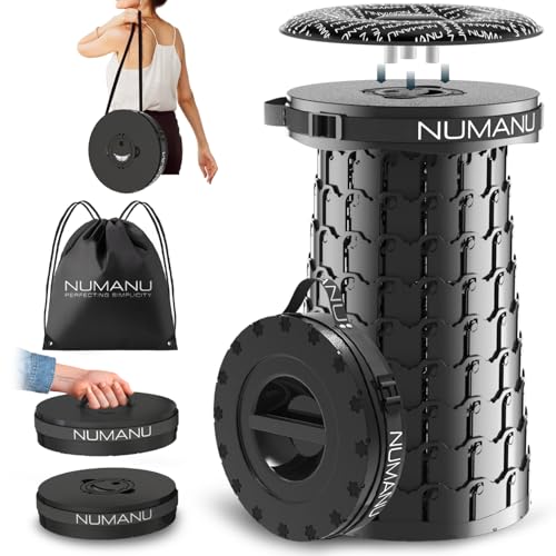 NUMANU 2025 Upgraded XXL Collapsible Stool with Cushion &...